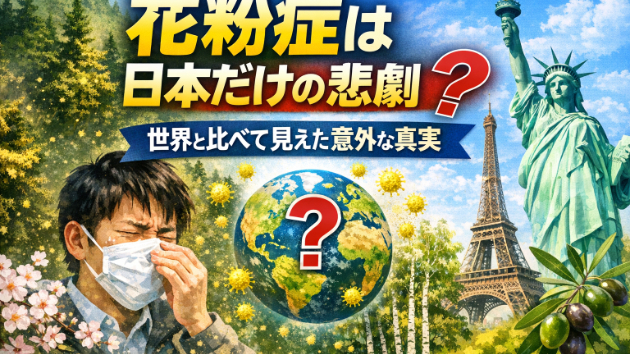 「花粉症は日本だけの悲劇？」世界と比べて見えた意外な真実