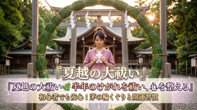 🌿夏越の大祓いとは？半年のけがれを祓い、心を整えて後半を気持ちよく迎える方法