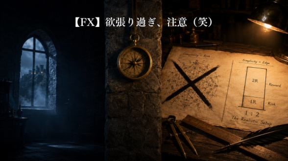 【FX】欲張り過ぎ、注意（笑）