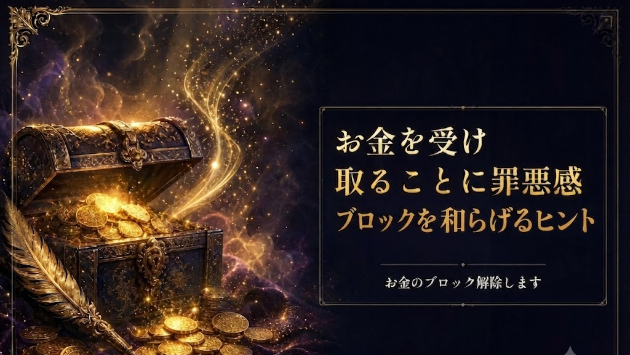 【お金を受け取るのが苦しい時】罪悪感や価値のなさを感じる理由と見直し方