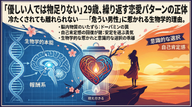 不安定な人にばかり惹かれる──繰り返す恋愛で傷ついた私が見つけたもの