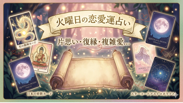【龍神様の恋占い】「もうダメかも」と思った恋ほど、一気に動き出す一週間