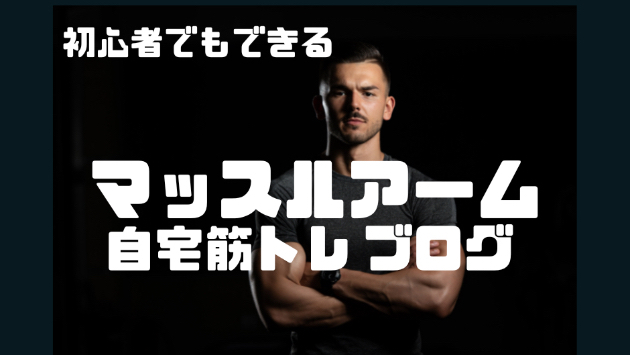 マッスルアーム自宅筋トレダイエットブログ（vol.8)