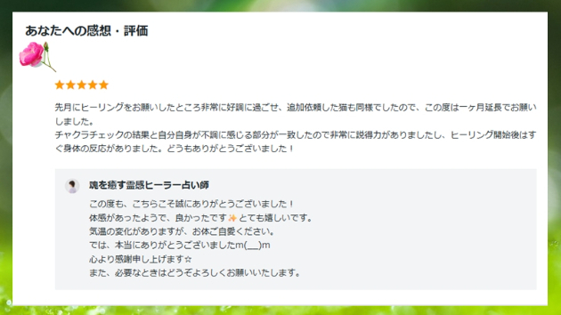 ●【お客様の声】自分自身が不調に感じる部分が、一致したので非常に説得力がありました