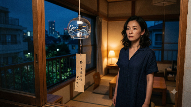 風鈴が鳴らない夜、彼の未練が残る