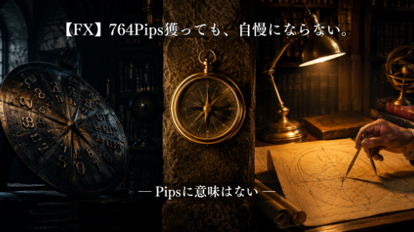 【FX】764Pips獲っても、自慢にならない。