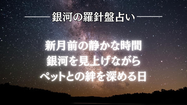 2026年6月15日☆銀河の導き（ペット）