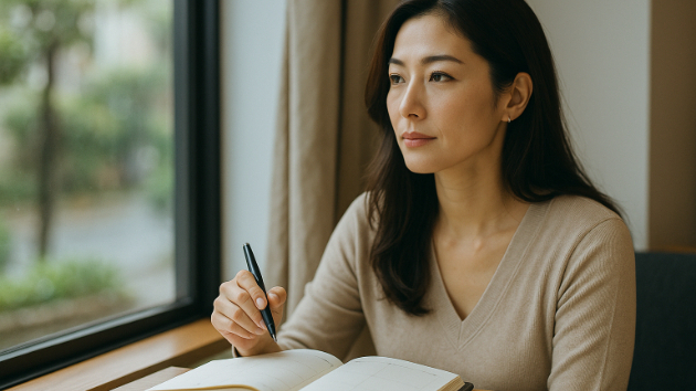 手帳の余白に恋の兆しが浮かんだ朝
