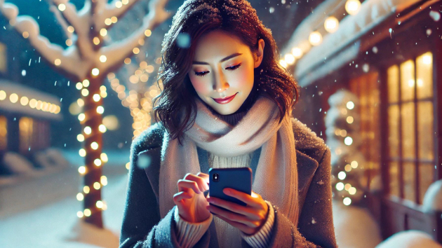 彼があなたにもっと惹かれる「冬のメッセージ」