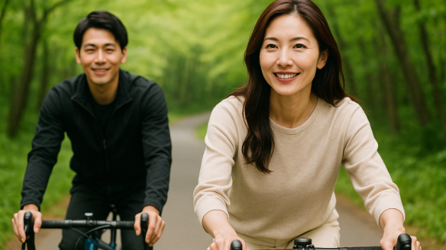 新緑ロードバイクデートが引き寄せる“恋の未来”