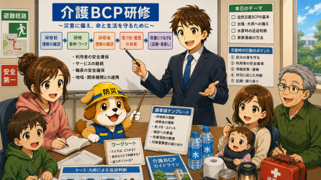 2026年「介護BCP 4・5・6月（３か月用）研修キット」とは？」