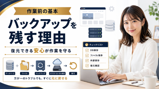 WordPress案件でバックアップを残す理由
