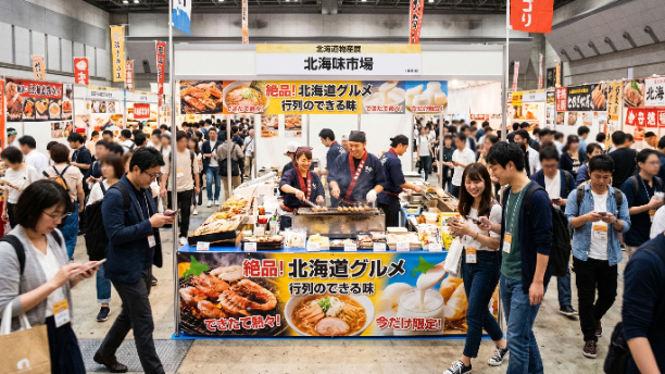「上」ばかり見てない？物産展で素通りされないブースの秘密は【足元】にあった！