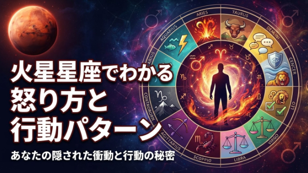 火星星座でわかる怒り方と行動パターン