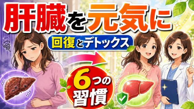 毎日の積み重ねが肝臓の元気に繋がる！回復とデトックスを叶える6つの習慣
