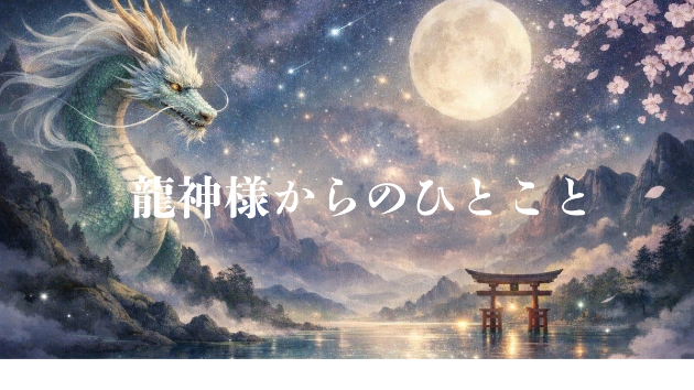 龍神様からのひとこと