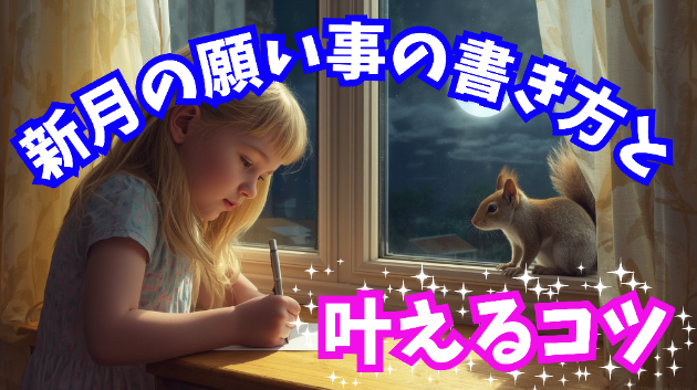 ✨新月の願い事の書き方と叶えるコツ✨