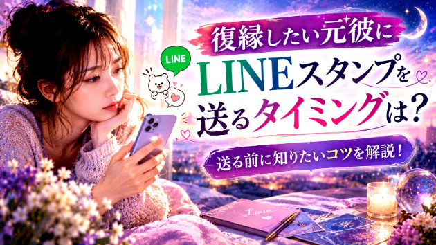 復縁したい元彼にLINEスタンプを送るタイミングは？送る前に知りたいコツを解説！