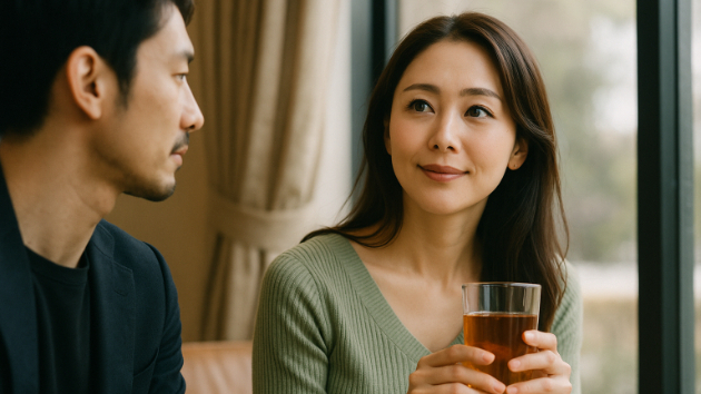 麦茶の色に込められた恋の進展エネルギー