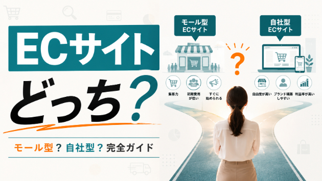 ECサイト、モール型か自社サイト型か？ あなたに最適な選択を見つけるための完全ガイド
