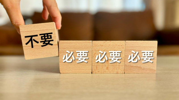収納はしなくてもいいんだよ