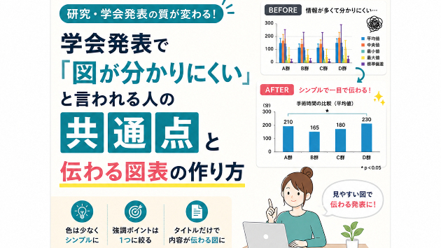 学会発表で「図が分かりにくい」と言われる人の共通点