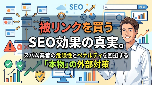 被リンクを買うSEO効果の真実。スパム業者の危険性とペナルティを回避する「本物」の外部対策