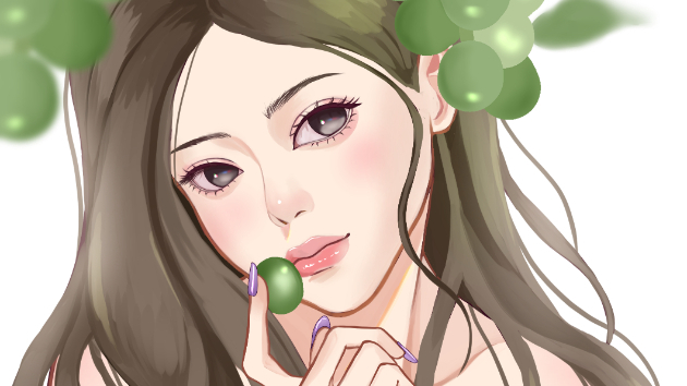 イラスト投稿　ロングヘアー