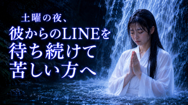 【霊視鑑定】土曜の夜、彼からのLINEを待ち続けて苦しい方へ。💖