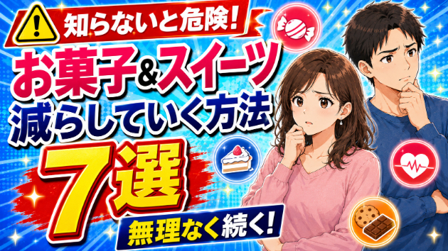 お菓子＆スイーツを減らしていく方法7選 無理なく習慣を見直して、甘いものと上手に付き合おう！