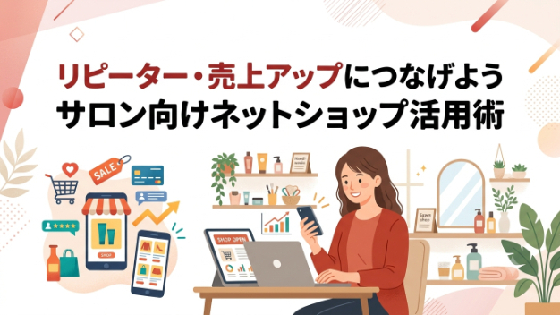 来店できないお客様にも販売できる！サロン向けネットショップ活用術