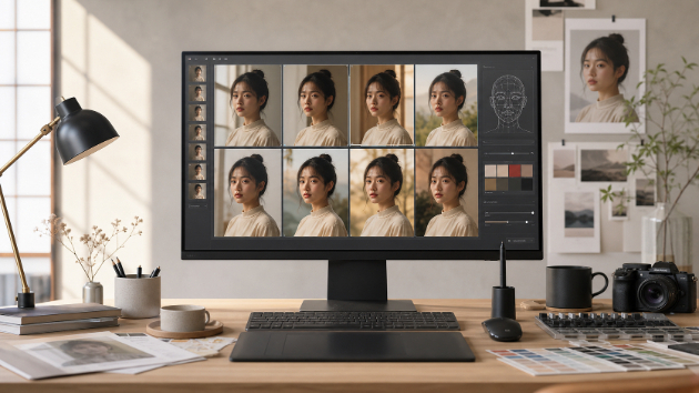 AI画像の人物が別人に見える時、先に固定したい3つの情報