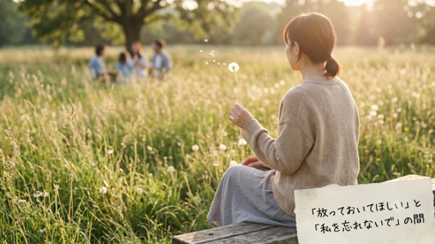 💝「放っておいてほしい」と「私を忘れないで」の間💝