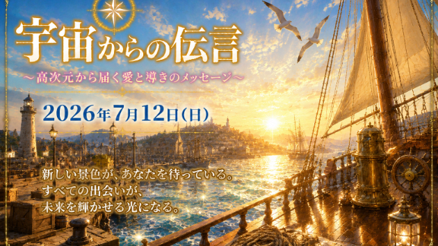 7月12日(日)宇宙からのメッセージ