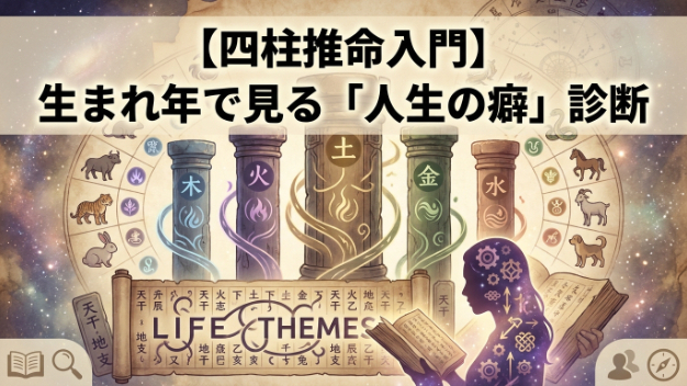 【四柱推命入門】生まれ年で見る「人生の癖」診断