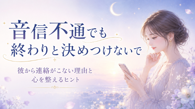 音信不通でも連絡はくる？待つ時間に見つめたい彼の気持ち