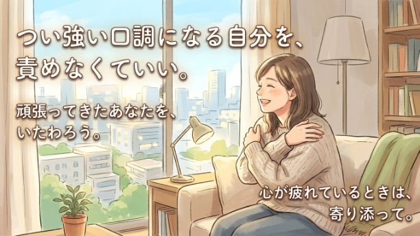 家族にきつく当たっってしまた日。あとでひとりで泣いてしまうあなたへ