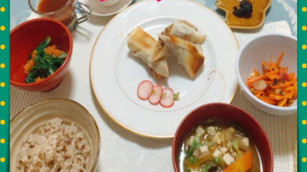 4月8日の第一回め自宅ランチ