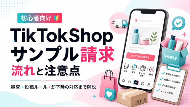 TikTokShopで商品サンプルをもらう方法｜サンプル請求の流れと注意点を解説