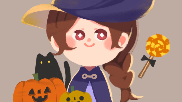 アイコンをハロウィン仕様にしました♪