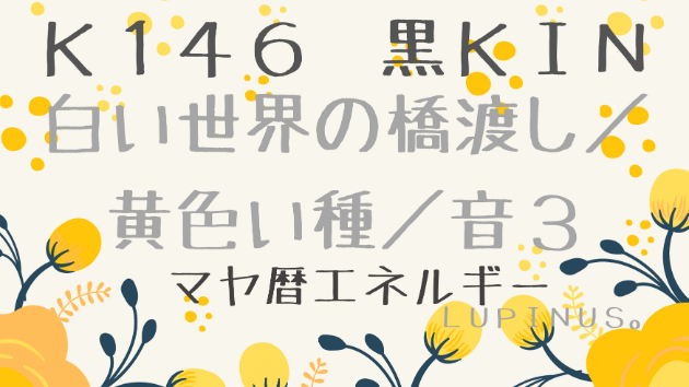 K１４６　マヤ暦エネルギー