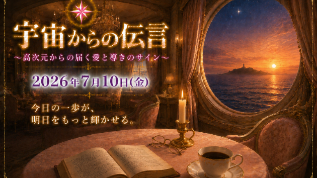 7月10日(金)宇宙からのメッセージ