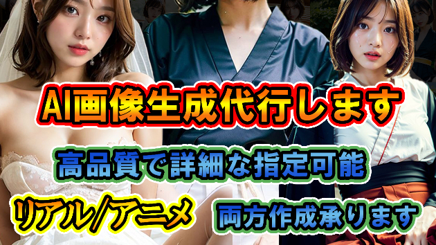 AI画像生成代行始めました