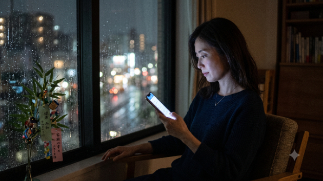 七夕の雨、天の川が見えない夜のLINE