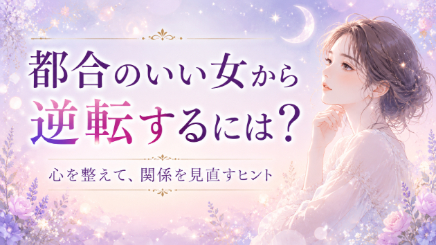 都合のいい女から逆転するには？溺愛される恋愛へ変える考え方