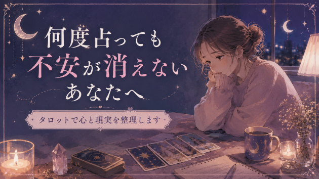何度占っても不安が消えない時に読んでほしいこと
