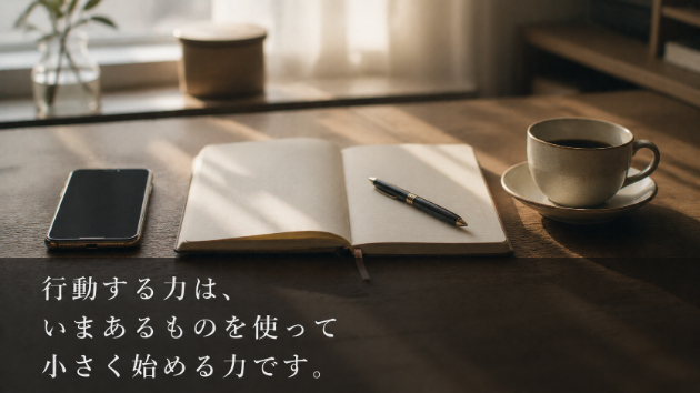 考えすぎて動けない朝に試したい、3つの小さな一歩