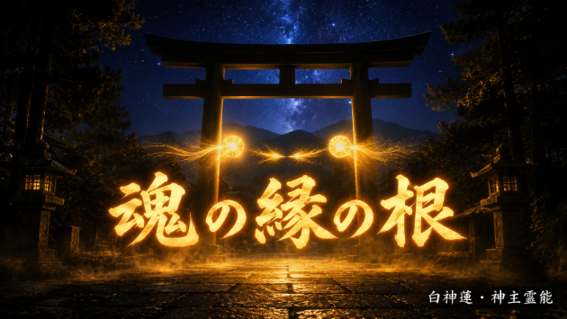 ツインレイかもしれない、その苦しさの正体。神言霊視が視る、魂の縁の根【ツインレイ・魂の縁】