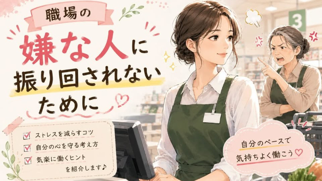 職場の嫌な人に振り回されないために