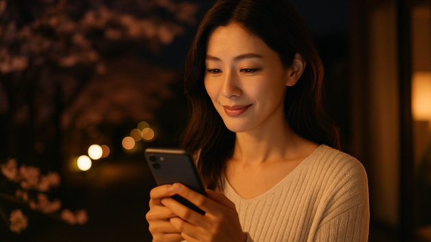 春の夜、彼の心を開く「小さな問いかけ」